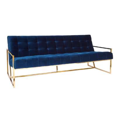 Velvet sofa set