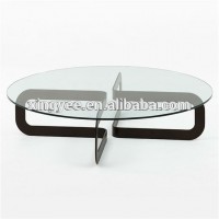 Living room furniture homes sofa center coffee tables design modern round tea tables tempered glass coffee table